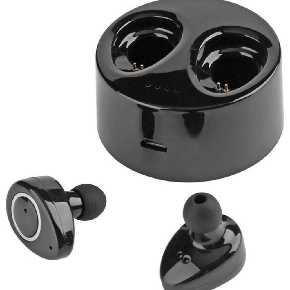 Wireless headset in black